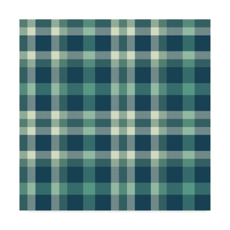 Sher Sester 'Plaid 6' Canvas Art,14x14